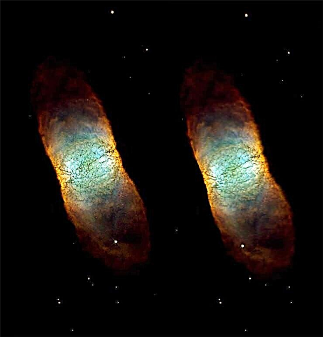 En glimt i vargens öga - IC 4406: A Hubble Visualization av Jukka Metsavainio