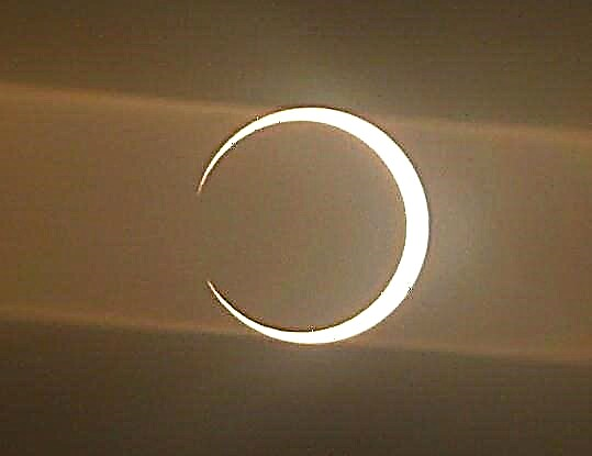 Fotos de eclipse anular, vídeos da Terra e do Espaço