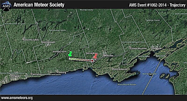 Dashcams, tweets viser Bright Daytime Fireball over Ontario, Canada den 4. maj