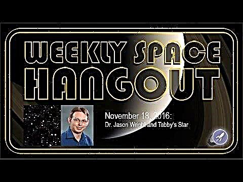 Hangout spatial hebdomadaire - 18 novembre 2016: Dr Jason Wright et Tabby's Star