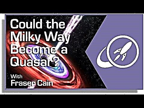 Könnte die Milchstraße ein Quasar werden?