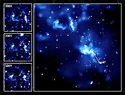 Ljusa ekon från vårt supermassiva svarta hål