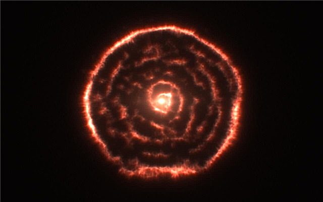 Une étoile mourante souffle une bulle en spirale surprenante