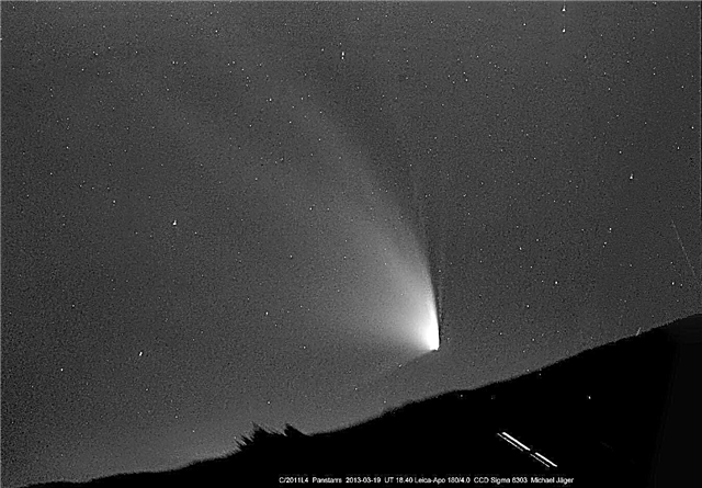 Acompanhando o cometa PANSTARRS até o final de março