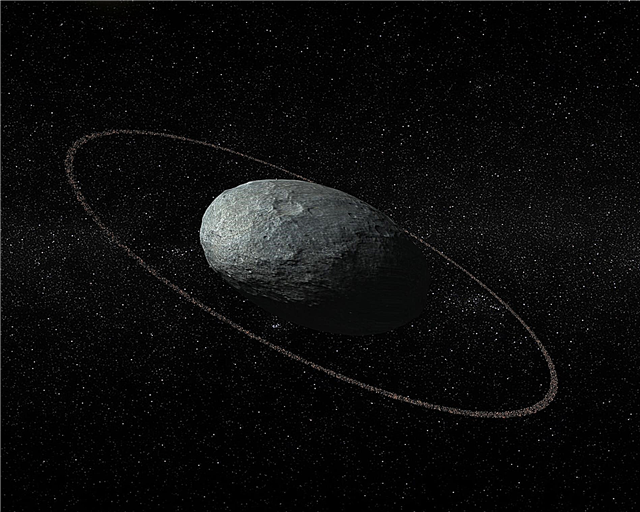 O planeta anão Haumea tem um anel