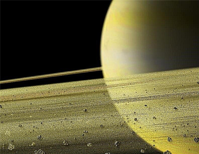 Hvad er Saturns ringe lavet af?