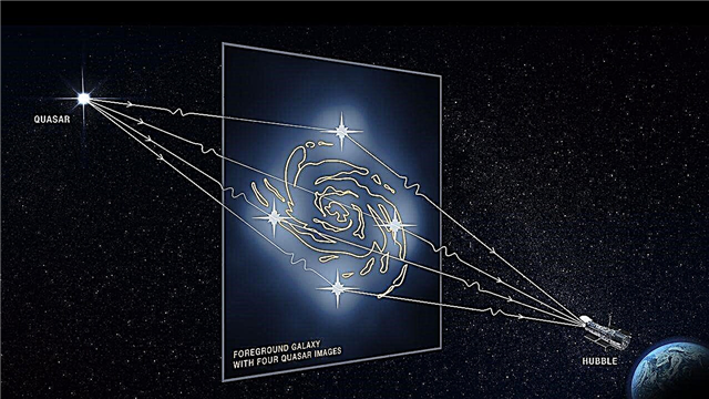 Hubble encuentra pequeños grupos de materia oscura