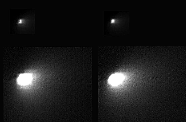 MRO espía un núcleo pequeño y brillante durante el sobrevuelo del cometa de Marte