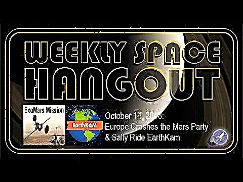 Ukentlig Space Hangout - 14. oktober 2016: Europe Crash Mars Party