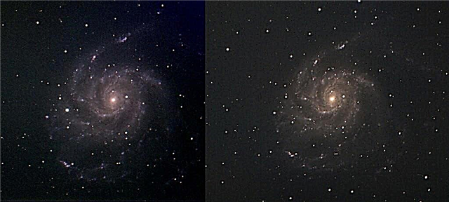 Astrophoto: Supernova PTF11kly tijdens en na