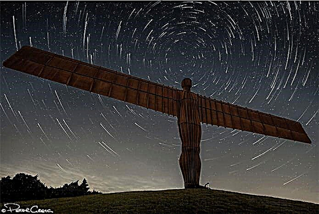 Astrophoto: Angel of the North Gets a Halo