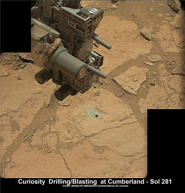 A curiosidade é definida para o Epic Drive após o jateamento a laser de Mars Watery Secrets