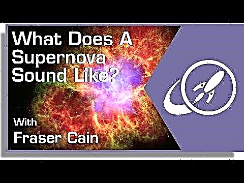 Como soa uma supernova?