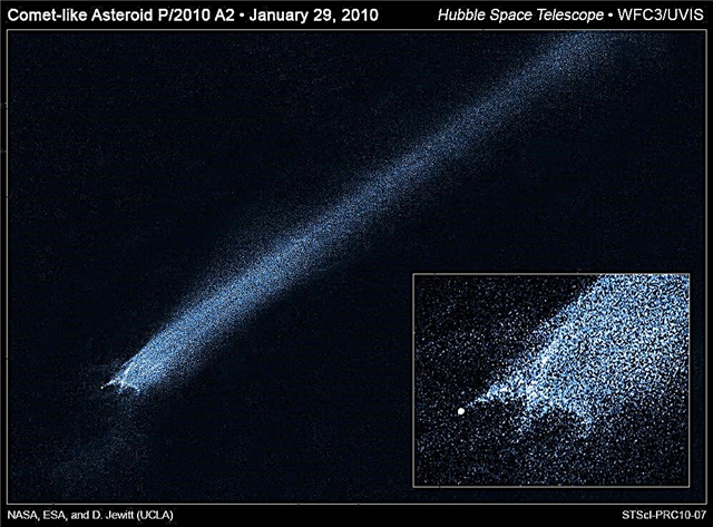 Хъбъл хвърля поглед върху евентуален сблъсък на астероиди