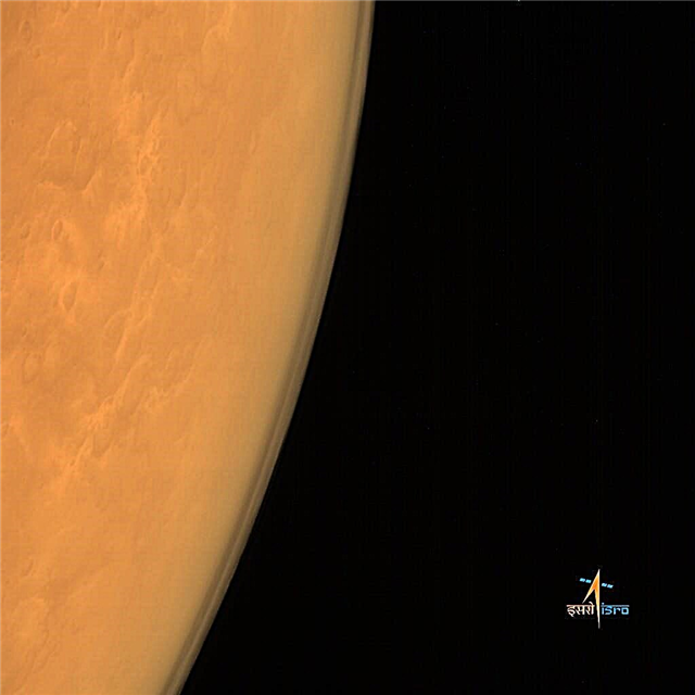 MOM regarde le limbe de Mars après que l'histoire ait créé l'arrivée