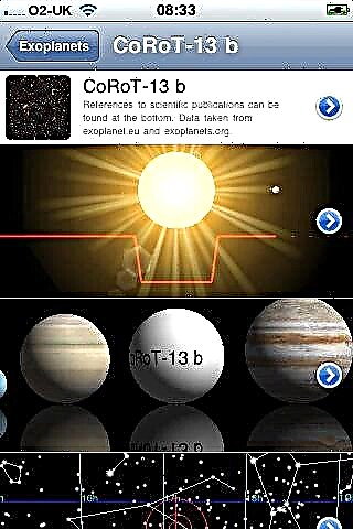 Aplicación de iPhone Exoplanet actualizada