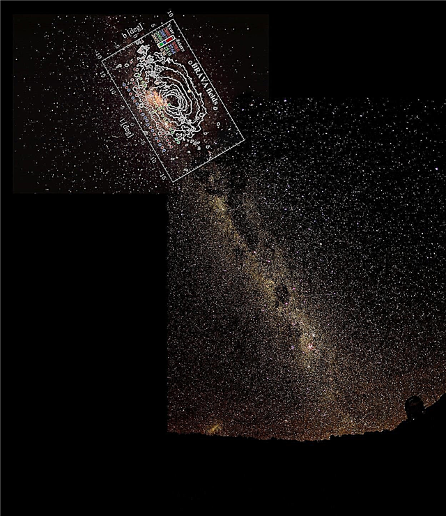 Нов поглед към централния бар на Млечния път