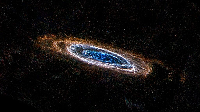 Andromedas kälteste Ringe zum Leuchten bringen
