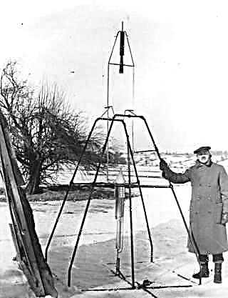 90 år siden Goddards flydende brændstof raket lanceret rumflyvning