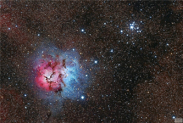 Messier 20 (M20) - tühine udukogu
