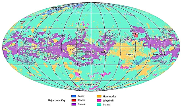 Los científicos construyen un mapa global de la geología de Titán