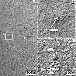 Marso poliarinis landeris rastas?