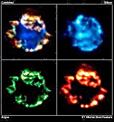 Supernova gera poeira suficiente para 10.000 terras