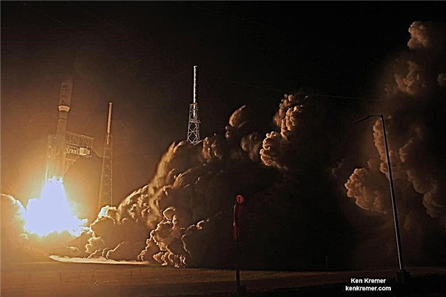Fogo e fúria do Atlas V levam o GOES-R à órbita geoestacionária; Galeria de fotos / vídeos - Space Magazine