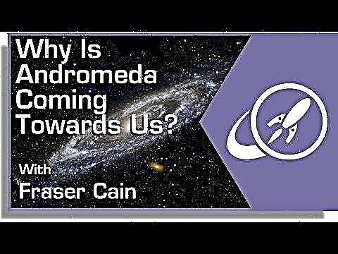 Por que Andrômeda está vindo em nossa direção?
