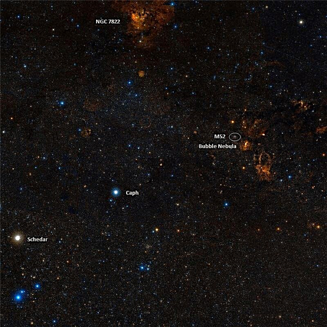 メシエ52-NGC 7654オープンスタークラスター