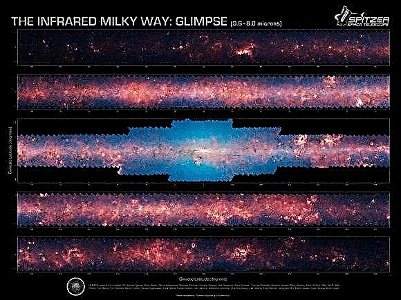 Odkrita največja slika Mlečne poti