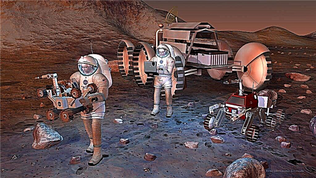 Quanta radiação você receberia durante uma missão em Marte?