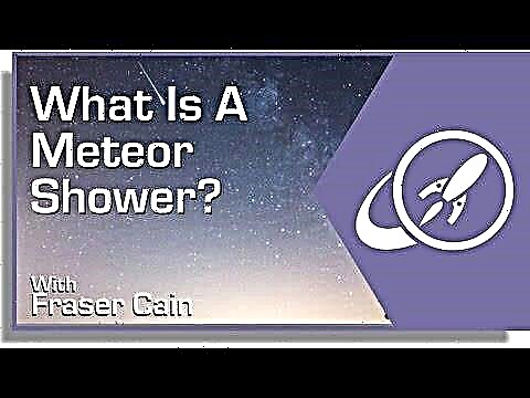 O que é uma chuva de meteoros?
