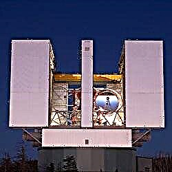 Binoculaire telescoop ziet het eerste licht