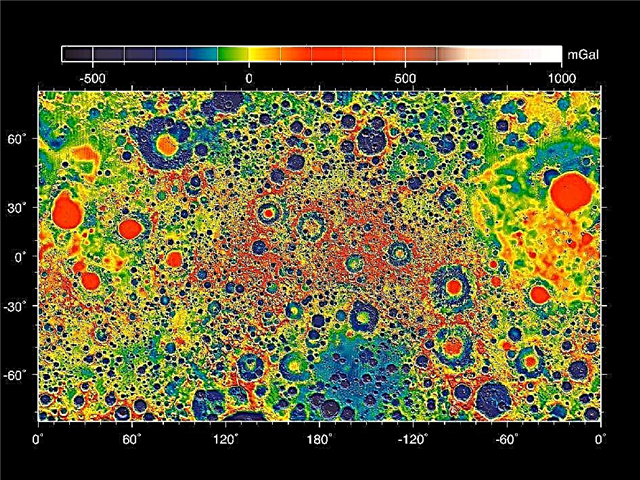 GRAILS pirmie rezultāti nodrošina visprecīzāko Mēness gravitācijas karti