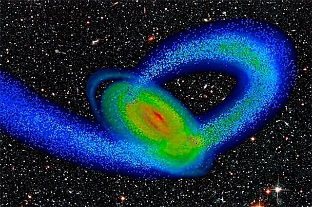 Milchstraße Arm ringt mit dunkler Materie