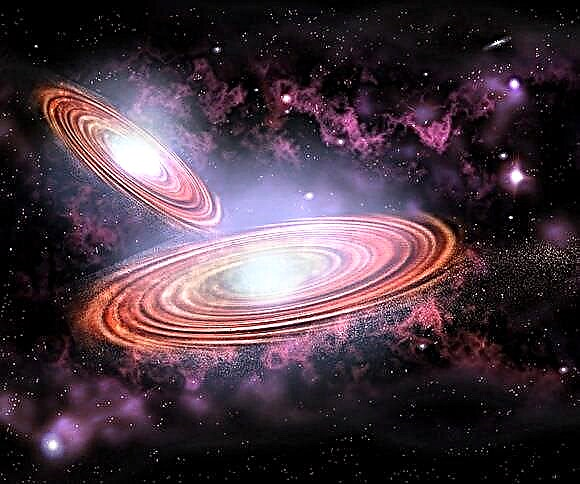A csillagászok két fekete lyukat észlelnek egy kozmikus táncban