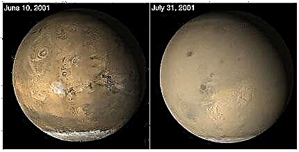 Tempestades de poeira de Marte