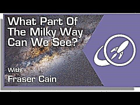 Welk deel van de Melkweg kunnen we zien?