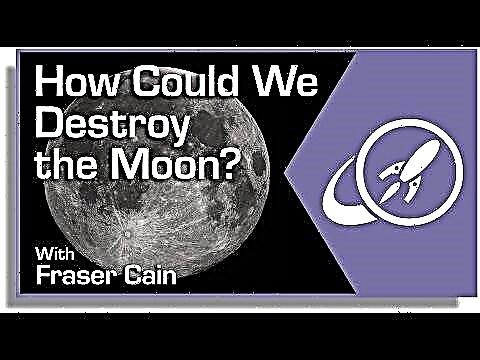 ¿Cómo podríamos destruir la luna?