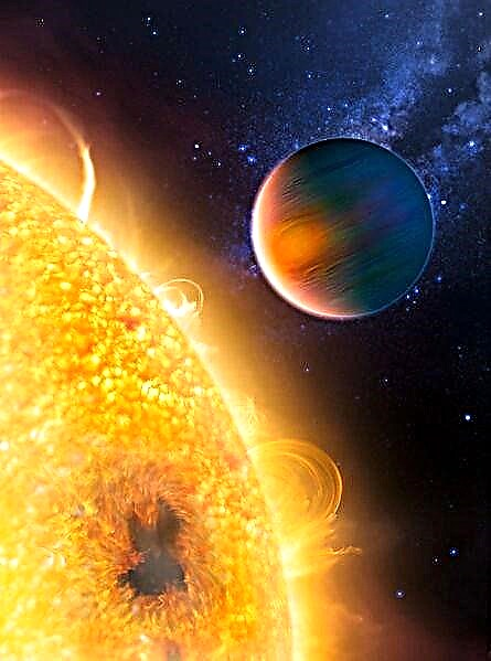 ما هو الطقس على Extrasolar Planet HD 189733b؟