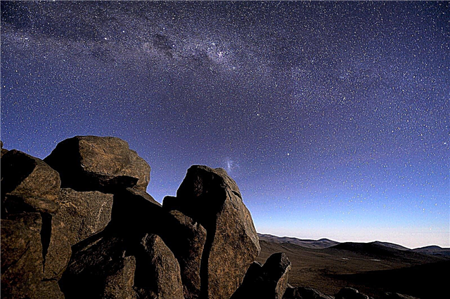 A magia do céu noturno do Atacama