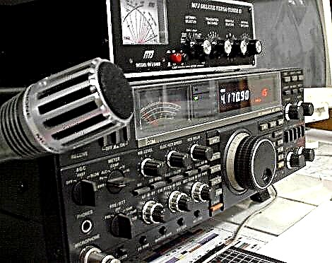 Ham Radio Operator communiceert met het ruimtestation