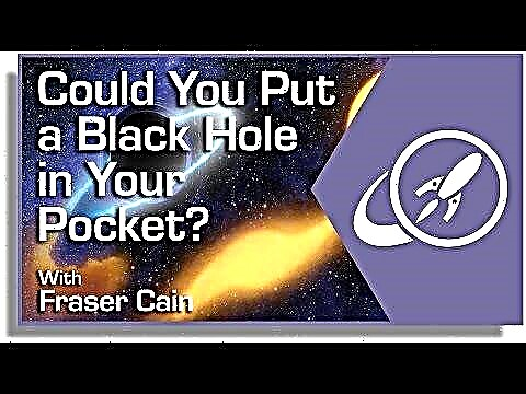 Kunt u een zwart gat in uw zak steken?