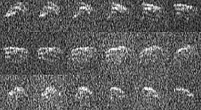 小惑星2013 ETを通過すると、その写真が撮られます
