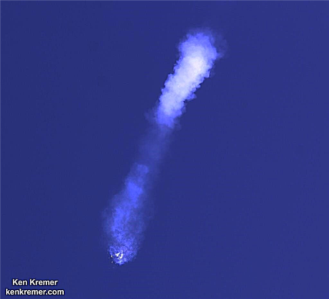 Causa da falha do foguete SpaceX Falcon 9 desconhecida; Fotos de explosão de lançamento - Space Magazine