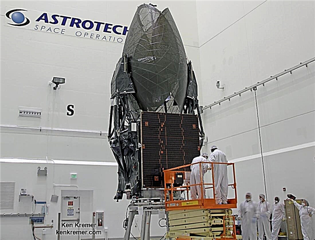 Visite de la salle blanche avec le satellite de relais de données de suivi de nouvelle génération de la NASA TDRS-M, incident de clôture en cours d'examen - Photos
