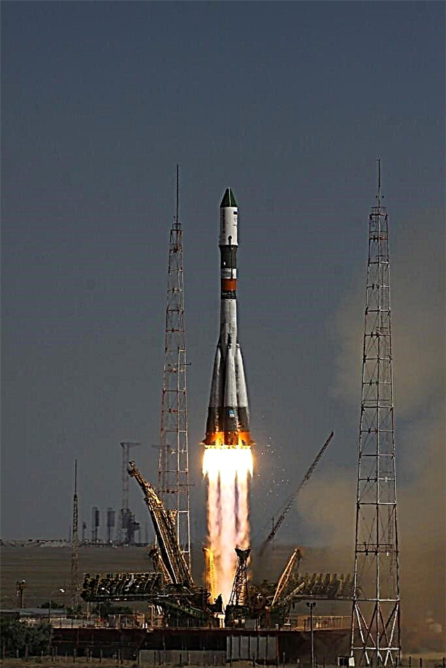 إطلاق التقدم الروسي يعيد الحياة الحرجة للبضائع إلى محطة الفضاء