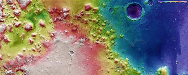 الأنهار الجليدية المخفية في المريخ