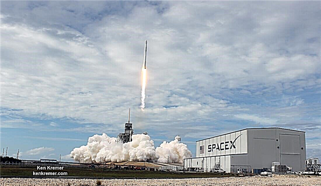 إعادة تدوير SpaceX Dragon المعاد تدويره لأول مرة لمحطة الفضاء على الرحلة رقم 100 من اللوحة 39A مع Science Rich Cargo و Bonus Booster Landing: Gallery